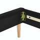 preview thumbnail 31 of 76, Upholstered Platform Bed Frame, Velvet, Wood Support, Modern