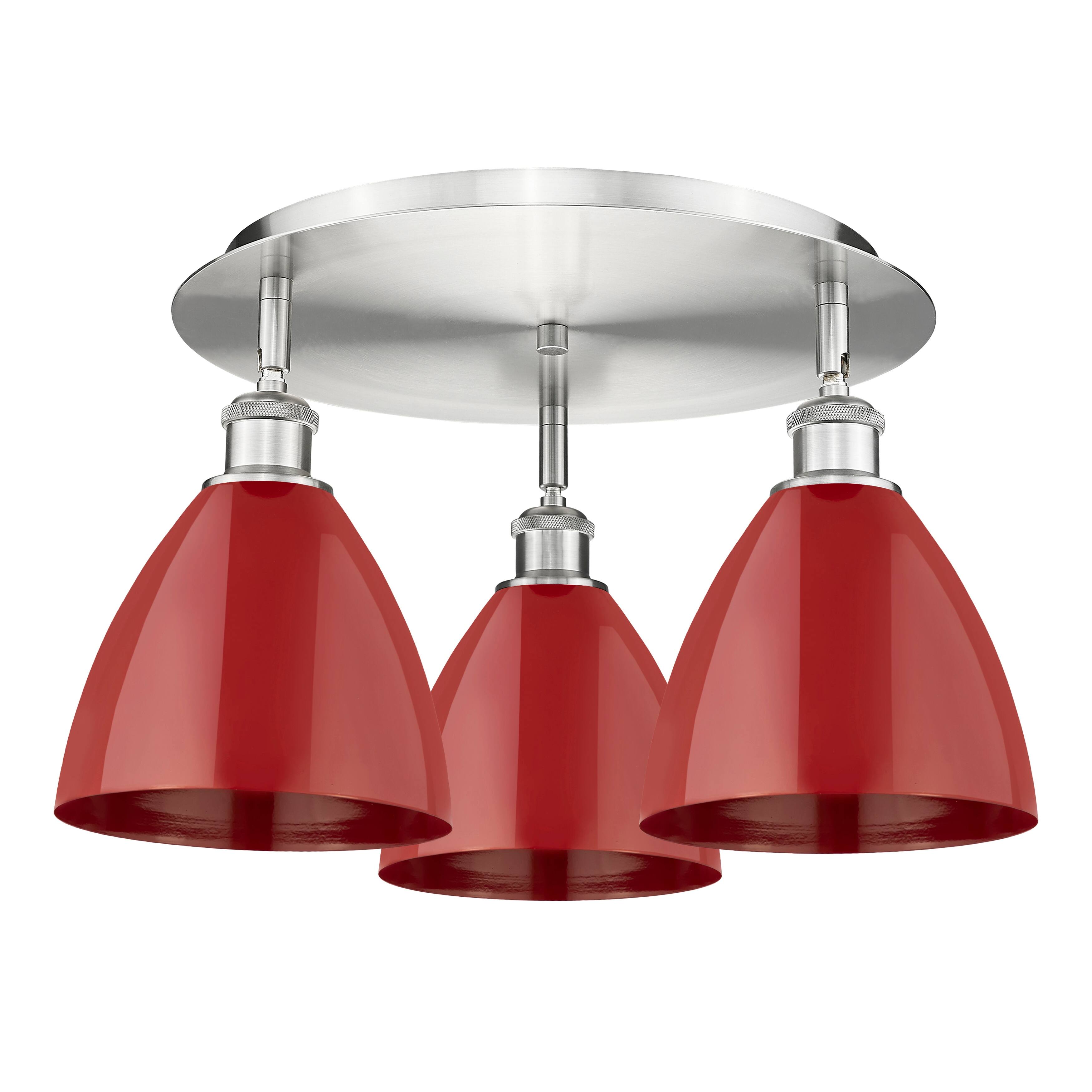 Option Satin Nickel / Red