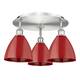 Option Satin Nickel / Red