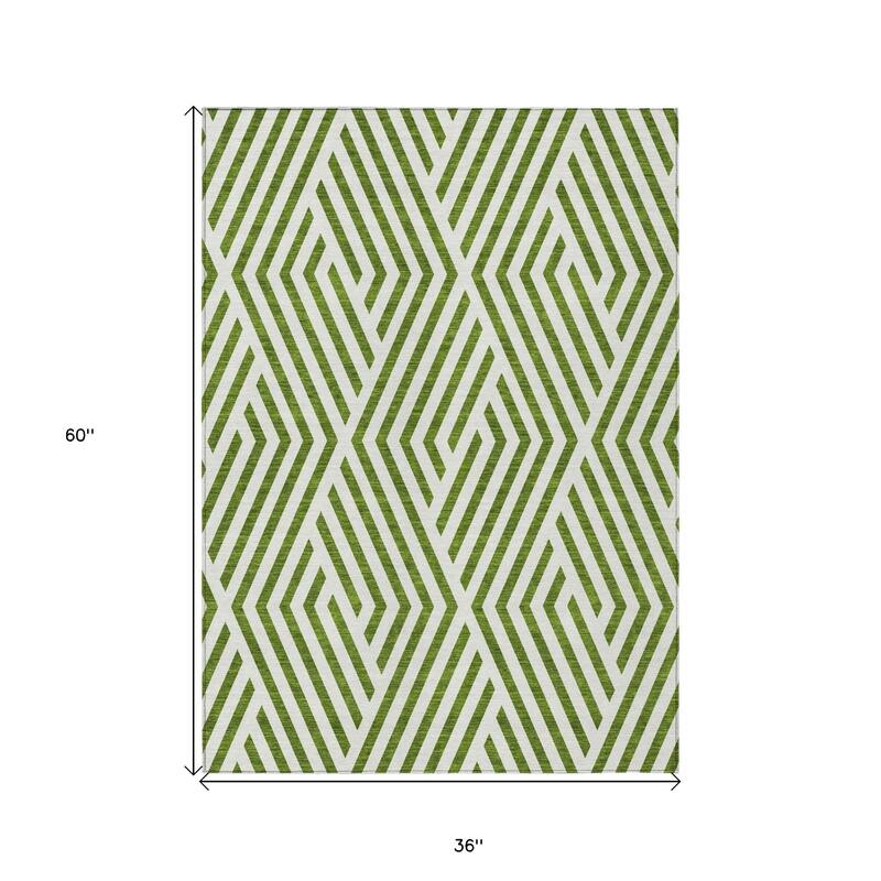 Nana Abstract Shapes Weather Resistant Versatile Elegance Outdoor Rug