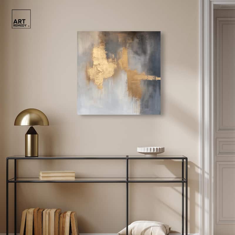 Golden Imprint Canvas by Art Remedy, Gallery Wrapped
