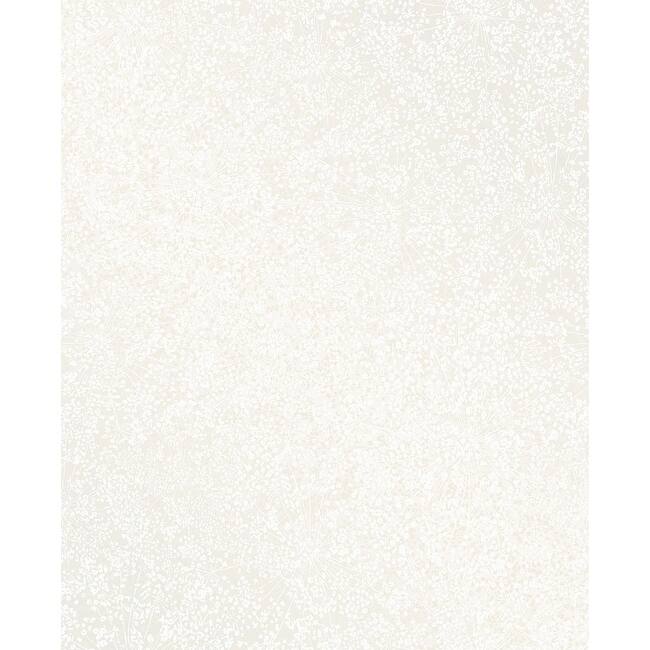 Decorline Dandi White Floral Wallpaper - 20.5in x 396in x 0.025in