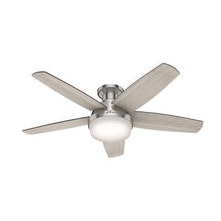 Hunter 48" Avia Low Profile Ceiling Fan w/ LED Light, Handheld Remote
