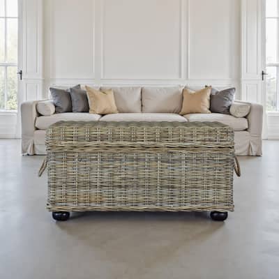 Bauer Kubu Rattan Storage Trunk