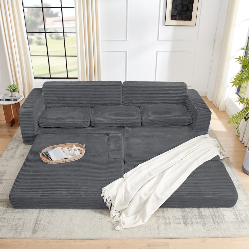 Luxury Sleeper Sofa Bed with Soft Cushion - Ultimate Comfort for Your Home