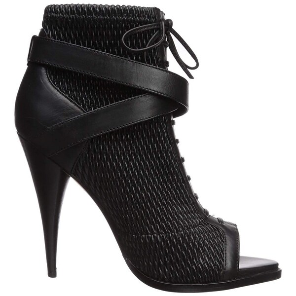 bcbg elle open toe bootie