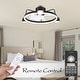 preview thumbnail 3 of 20, Bella Depot 3-Light Flush Mount Ceiling Fan with Dimmable LED Light and Remote APP Control for Children