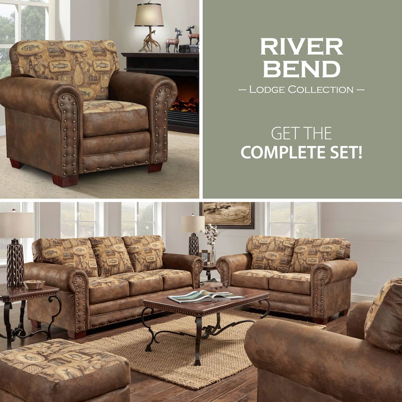 American Furniture Classics Model River Bend Ottoman