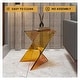 preview thumbnail 177 of 184, Randolph Indoor Side Table - Lightweight Triangular Design Accent End Table for Home Office Living Room and Bedroom, No Assembly