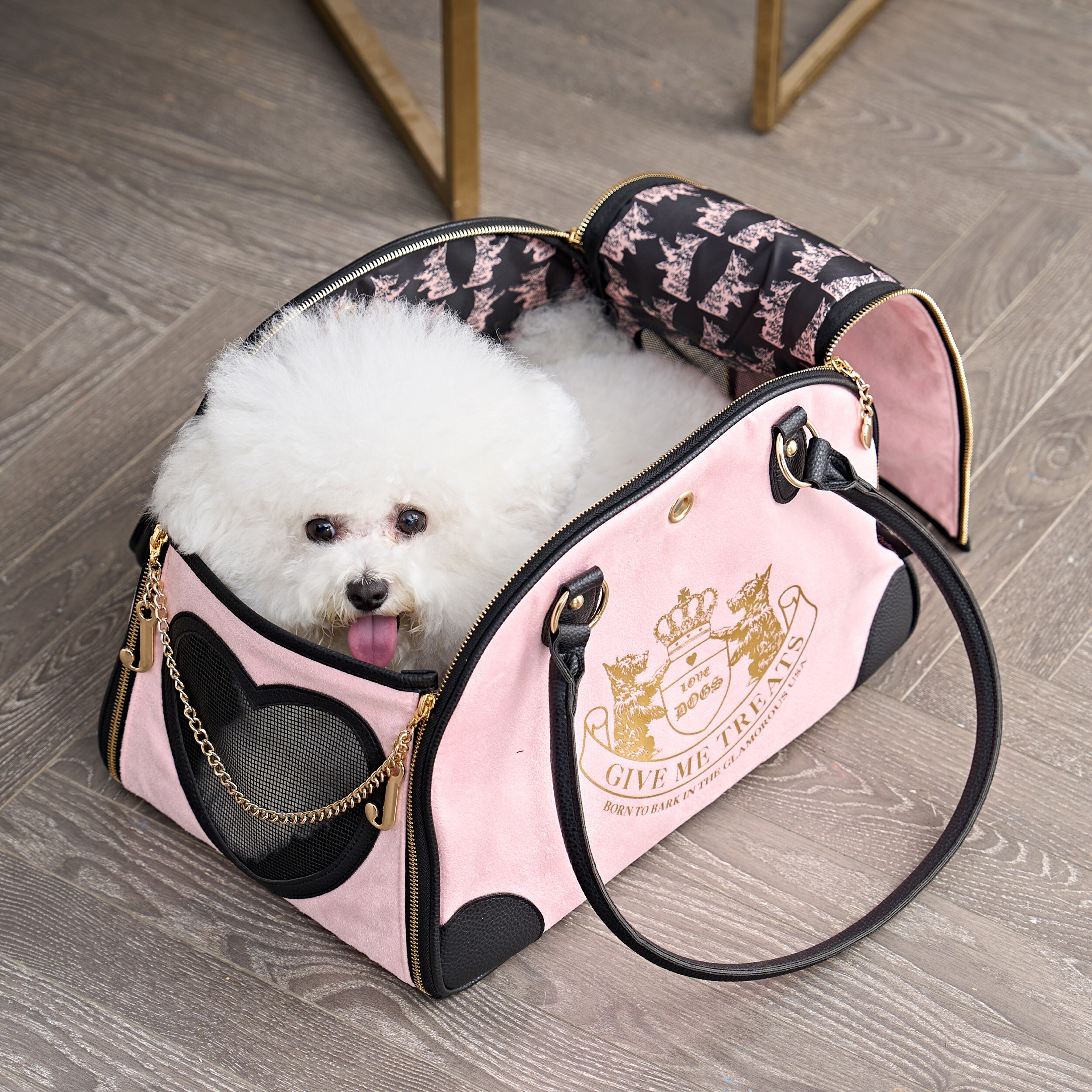 Juicy couture new arrivals dog carrier