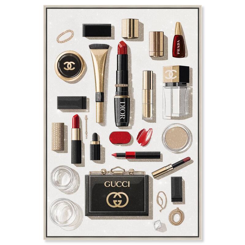 Luxury Makeup Collection II Canvas by Art Remedy - Silver - 10" x 15"