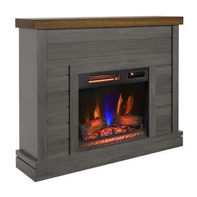 duraflame® Shiplap Wall Mantel Electric Fireplace