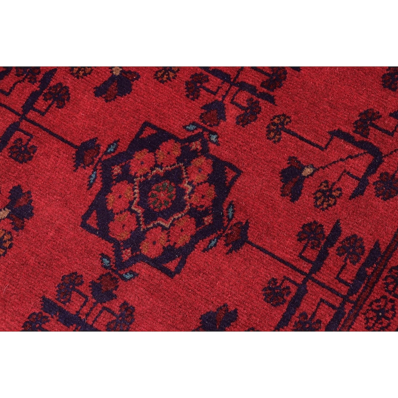 Southwestern Biljik Khal Mohammadi Taylor Red/Blue Rug - 2'7'' x 3'11''