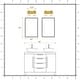 preview thumbnail 98 of 105, Bathroom Vanity Light Fixtures - Farmhouse Wall Light for Bathroom