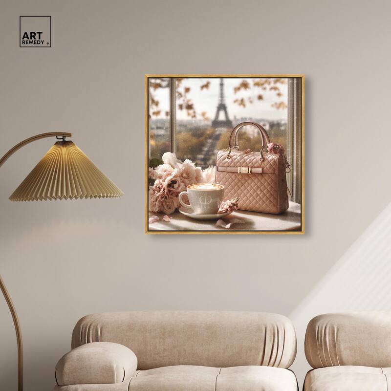 Glam by the Window Paris Canvas by Art Remedy