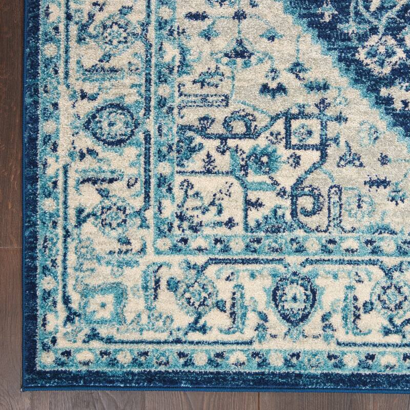 Nourison Tranquil Traditional Persian Medallion Area Rug