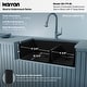 preview thumbnail 11 of 76, Karran Undermount Quartz Double Bowl Kitchen Sink