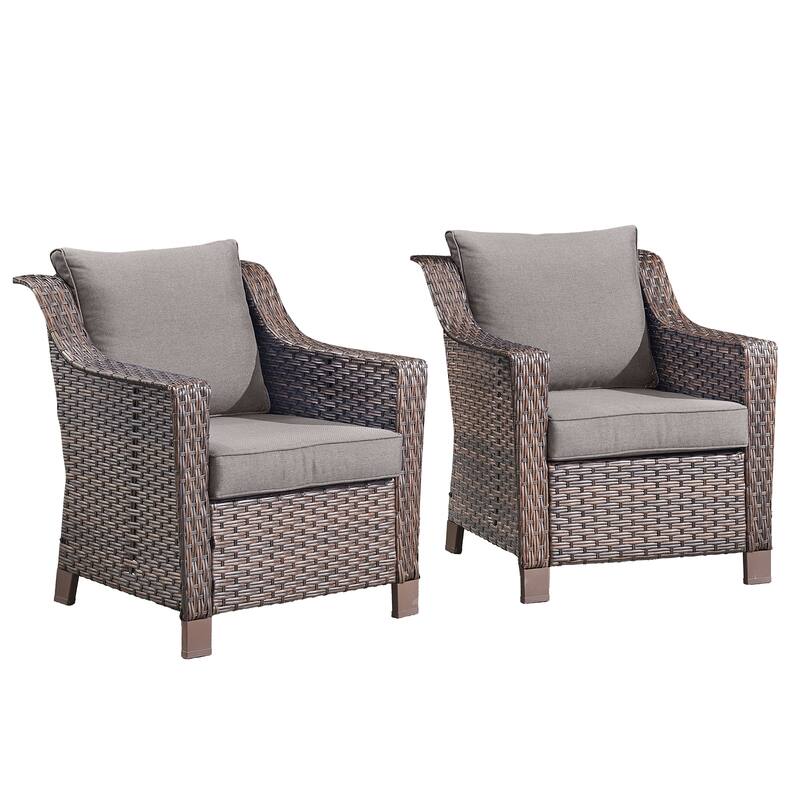 Pocassy All-Weather Rattan Patio Funiture Set