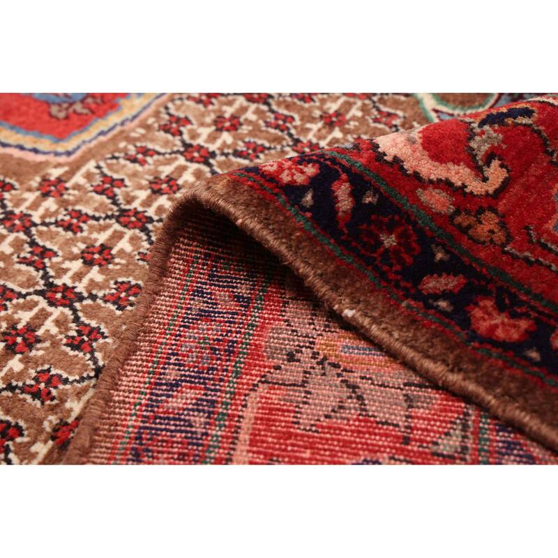 ECARPETGALLERY Hand-knotted Anatolian Vintage Brown Wool Rug - 4'11 x 10'4