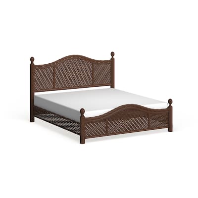 Marco Island Refined Cinnamon King-size Bed by Home Styles