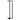 vidaXL Towel Rack Black 5"x5"x23.6" Iron - 5" x 5" x 23.6"
