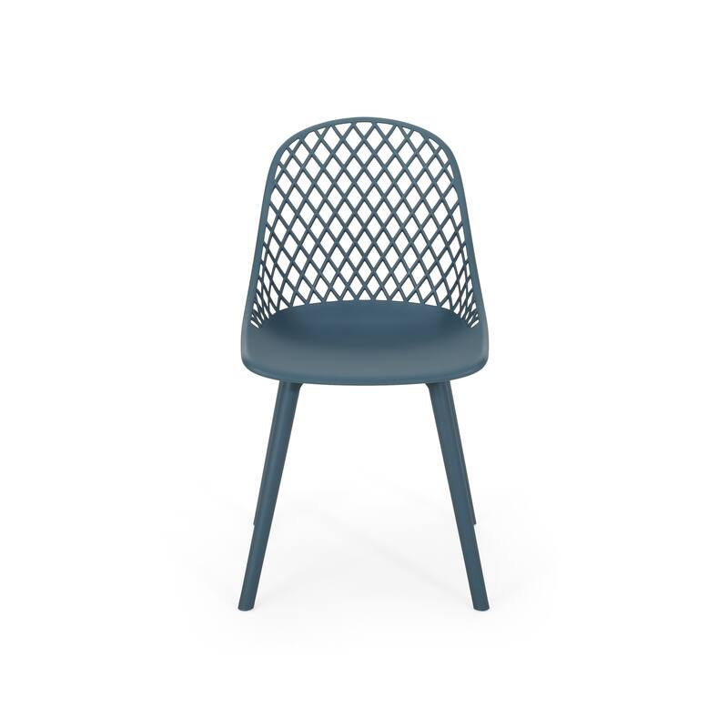 Lily Outdoor Modern Dining Outdoor Modern Dining Chair (Set of 2) by Christopher Knight Home - 18.00" W x 21.50" L x 33.20" H