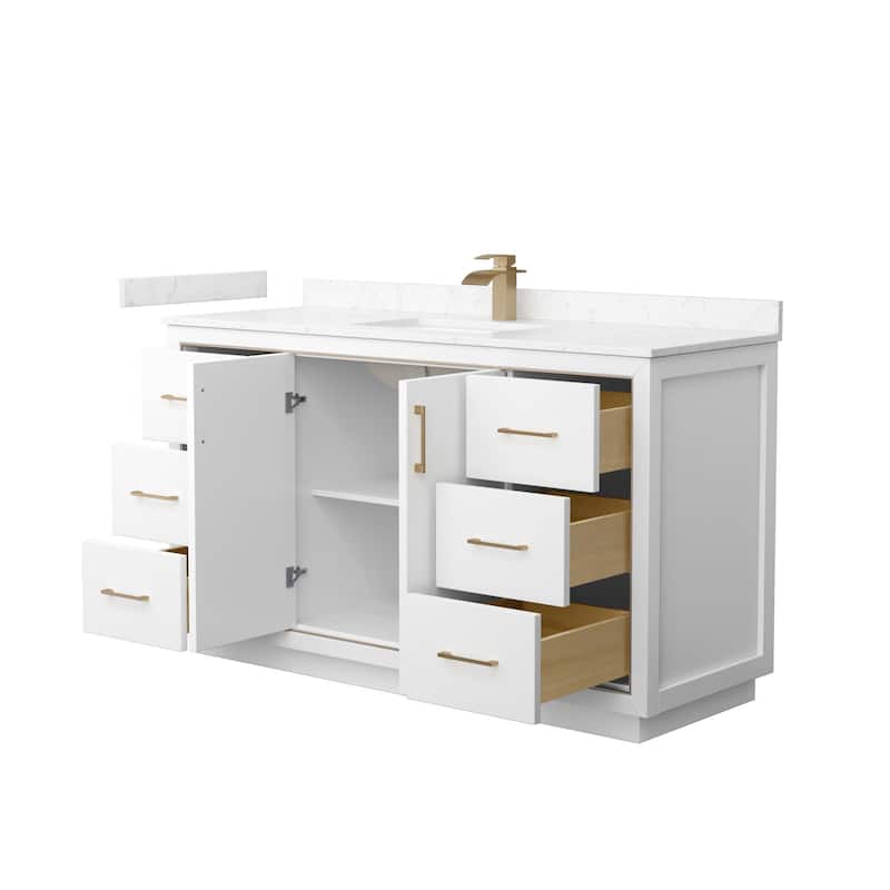 Wyndham Collection WCF1111-60S-VCA-MXX Icon 60" Free Standing Single
