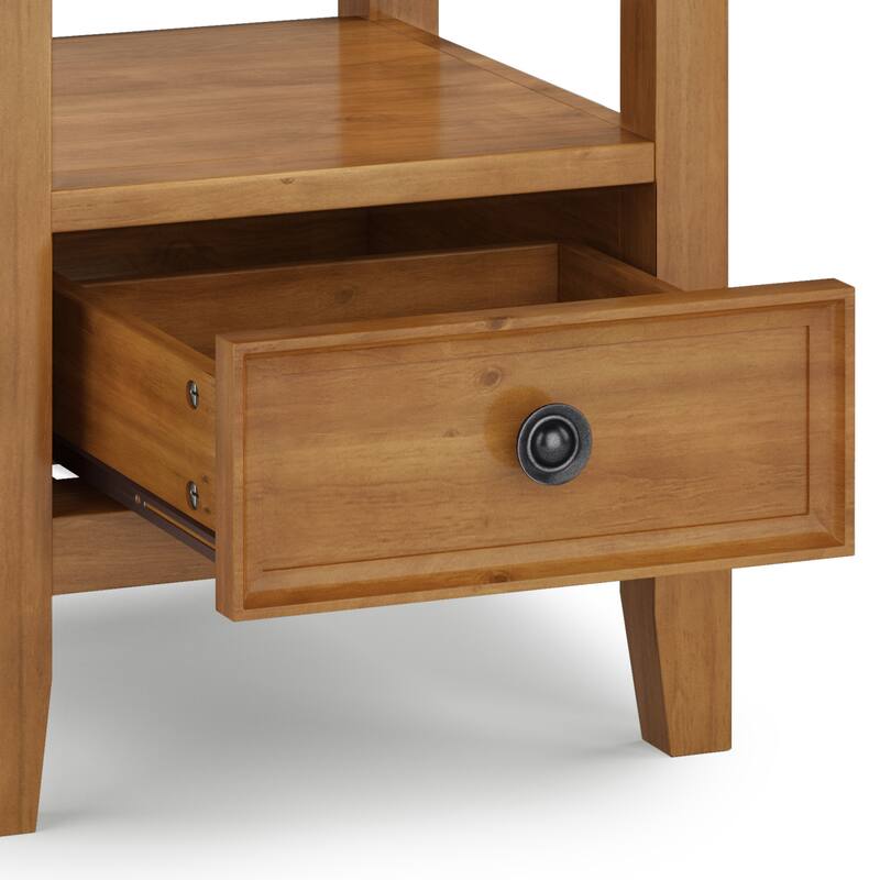 WYNDENHALL Halifax Solid Wood 19-inch Square End Table - 19 inch wide