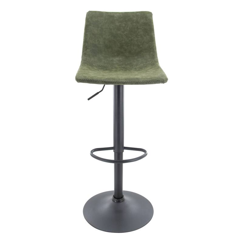 Tilbury Mid-Century Swivel Adjustable Bar Stools by LeisureMod - 32.2