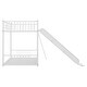 preview thumbnail 8 of 19, Twin over Twin Bunk Bed with Slide and Ladder
