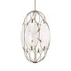 preview thumbnail 5 of 9, Uttermost Valencia 6 Light Glass Panel Pendant - 19"W x 19"D x 31"H