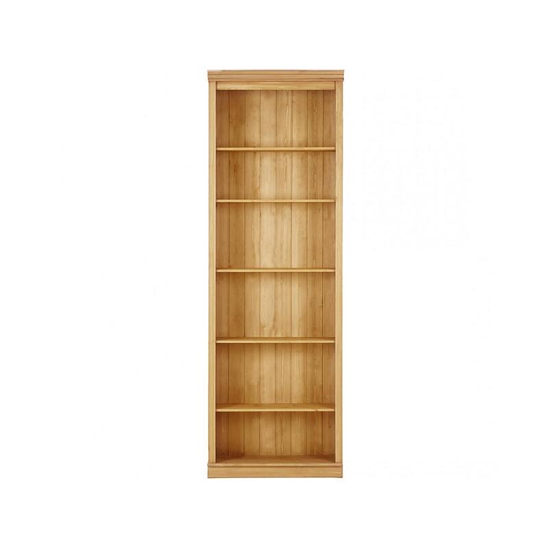 Ren Home Anita Solid Wood Tall 6 Shelf Open Bookcase