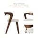 preview thumbnail 3 of 6, Furniture of America Abigail II Mid-century Modern Handcrafted Solid Wood Dining Chairs (Set of 2)