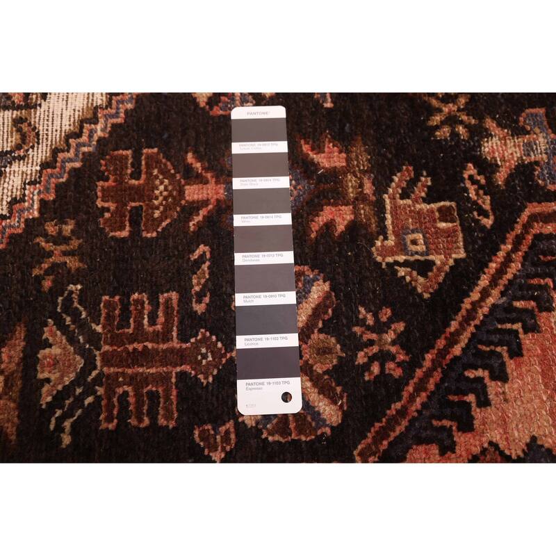 ECARPETGALLERY Hand-knotted Anadol Vintage Black Wool Rug - 2'11 x 5'9