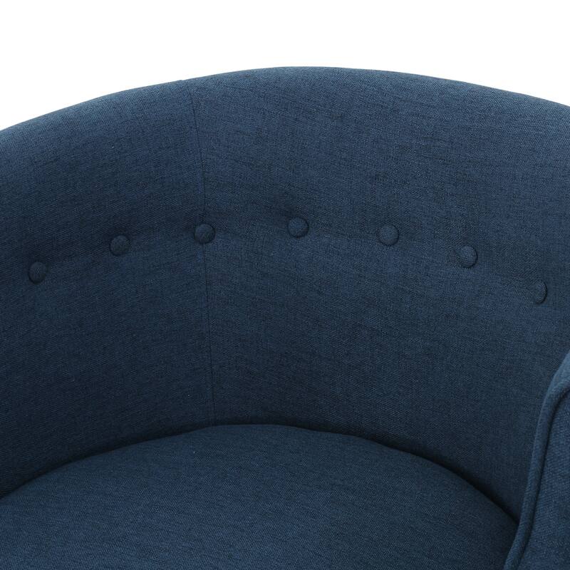 Navy Blue 28.75" Button Tufted Club Chair