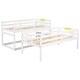 preview thumbnail 13 of 13, Triple Bunk Bed Twin Size Floor Bed with Storage Staircase
