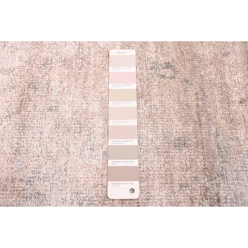 ECARPETGALLERY Hand-knotted Legacy Light Grey Silk Rug - 5'4 x 7'10