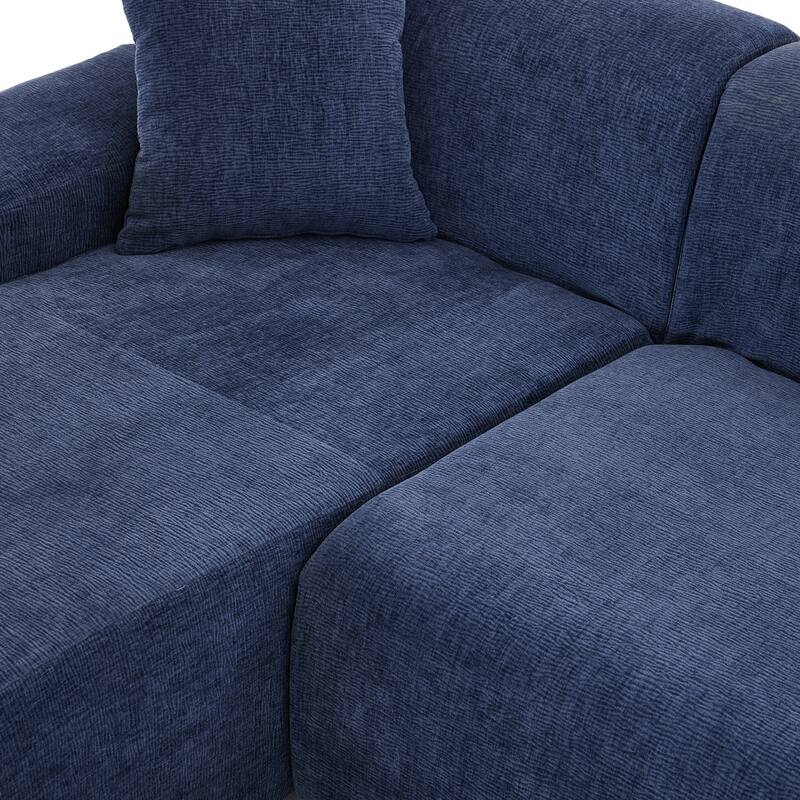 Modern Large L-Shape Modular Sectional Sofa