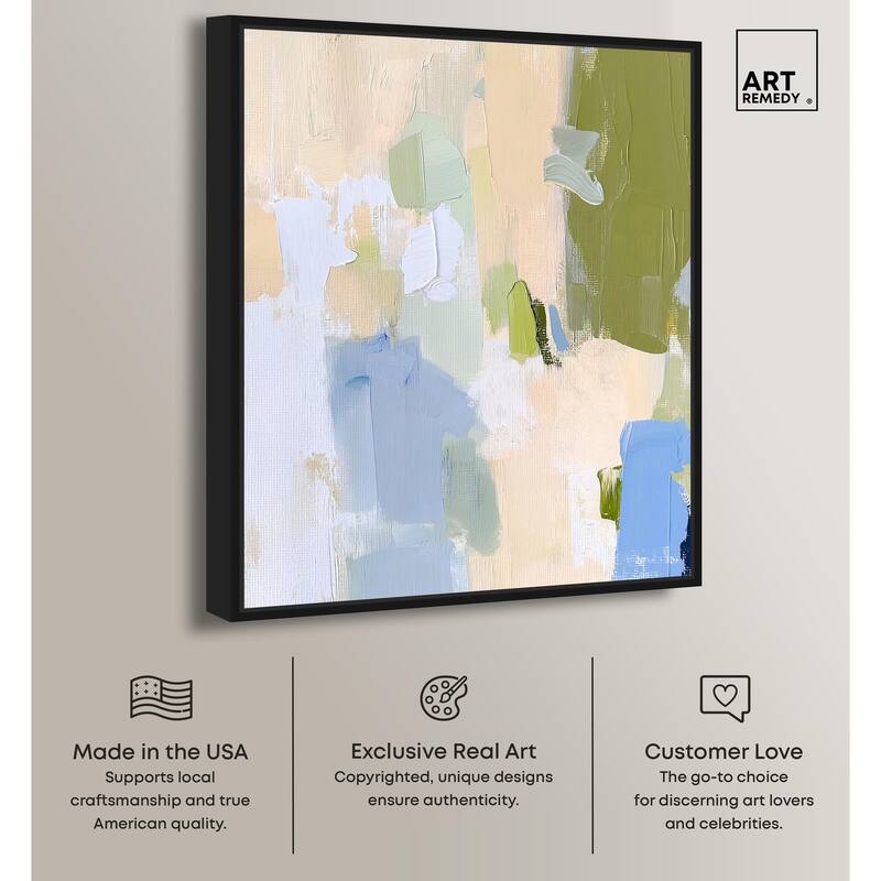Clover Frost Canvas by Art Remedy