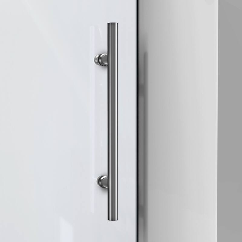 DreamLine Enigma-XO 68-72 in. W x 76 in. H Fully Frameless Sliding Shower Door - 68" - 72" W
