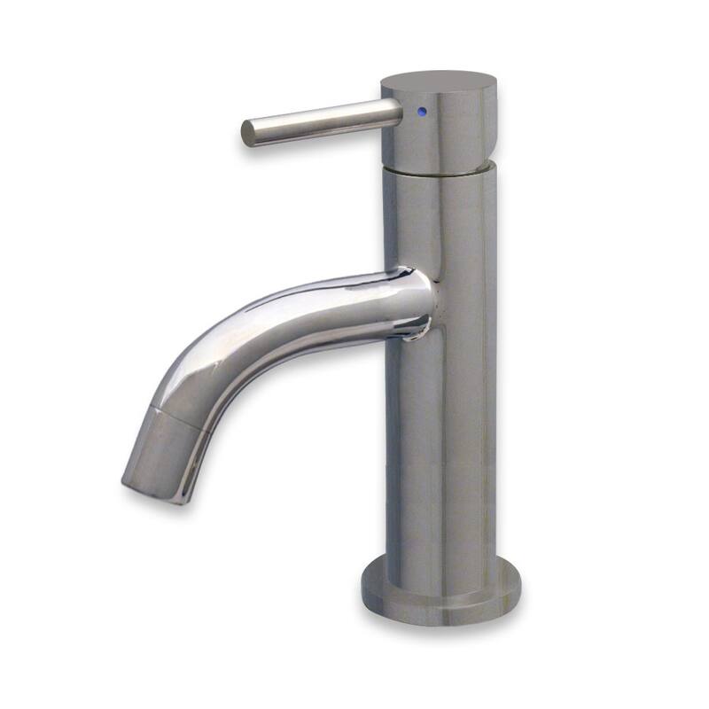Whitehaus Waterhaus 1.2 GPM Single Hole Bathroom Faucet - Polished Stainless Steel