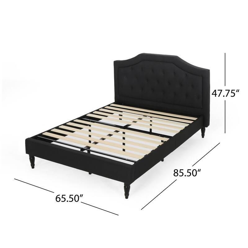 Garrett Queen Size Upholstered Bed by Christopher Knight Home