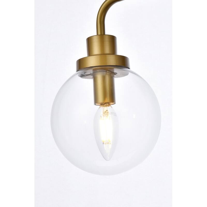 Hudson 2-light Bath Sconce with Clear Shade