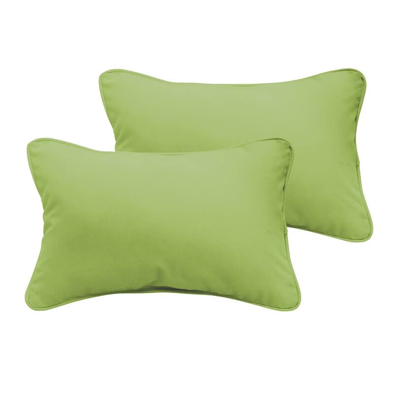 Apple Green Indoor/ Outdoor Pillow Set