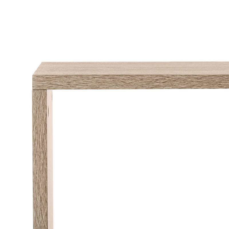 SAFAVIEH Finka Light Brown/ Black Etagere - 35.4' x 11.8' x 50.4' - 35Wx12Dx50H