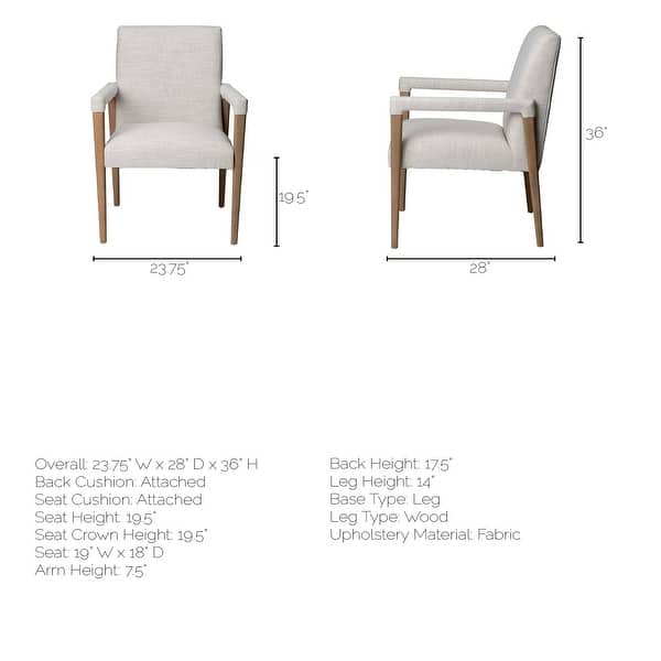 Cream Fabric Wrap With Brown Wood Frame Dining Chair Cream Fabric Wrap With Brown Wood Frame Dining Chair