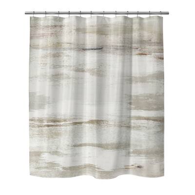 SPRING LIFE BEIGE Shower Curtain By Hope Bainbridge