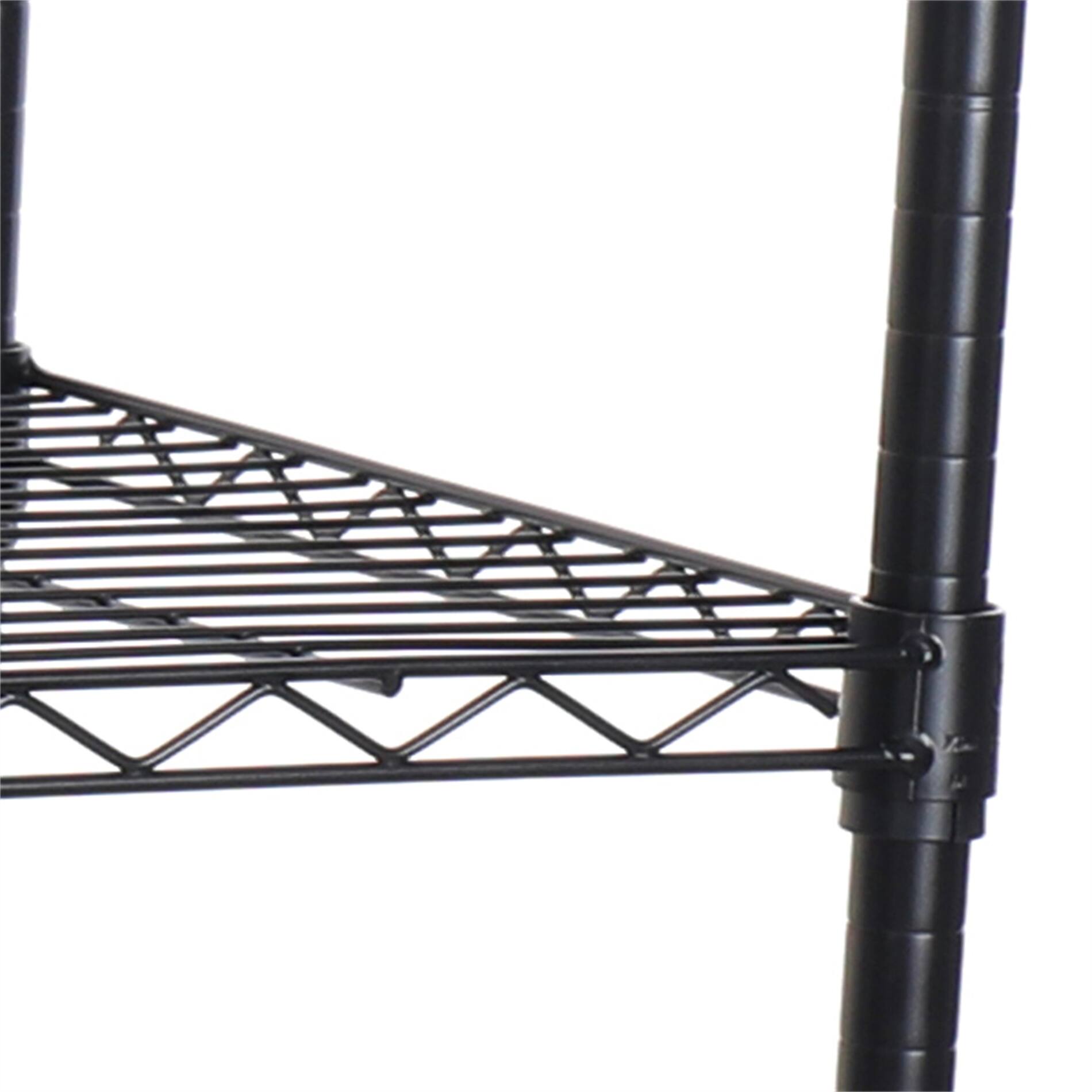 7 Tier Storage Metal Wire Shelving with Wheels Bed Bath & Beyond 37042375