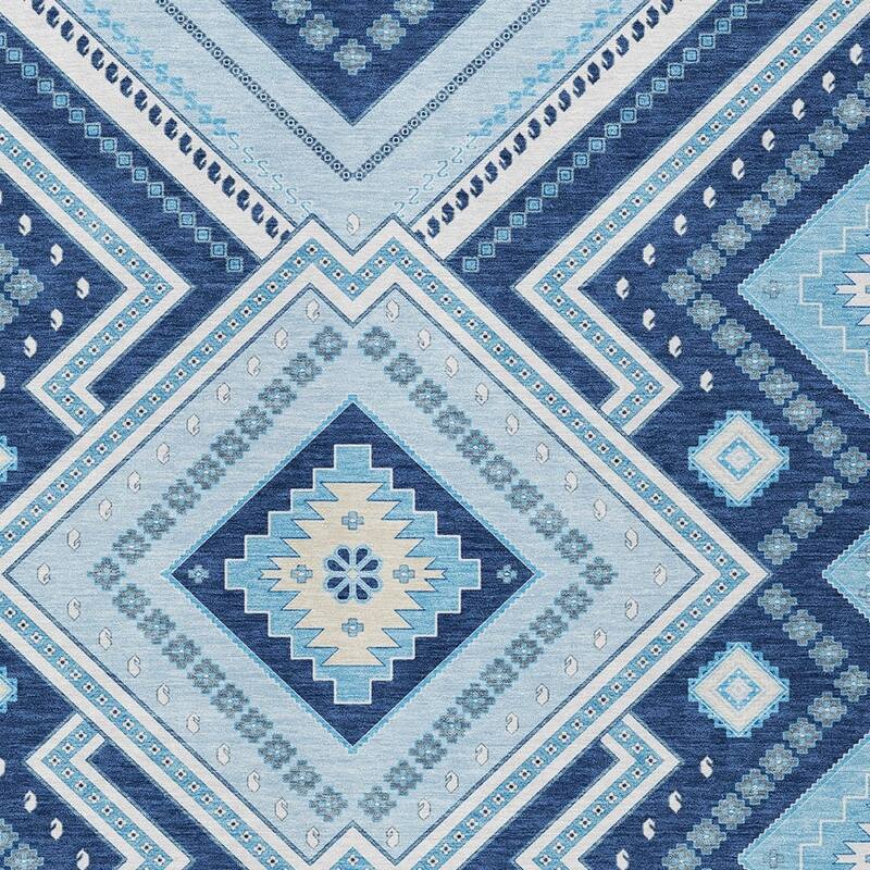 HomeRoots Tribal Transitional Rectangle Outdoor Rug