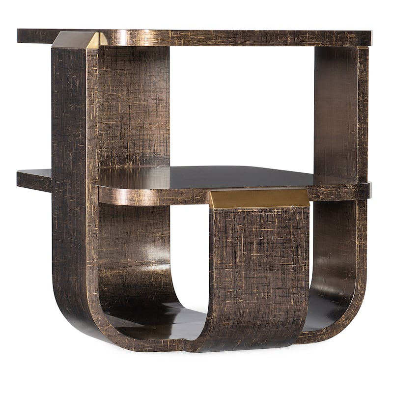Melange Edmun Side Table - 29"W x 25"H x 24"D